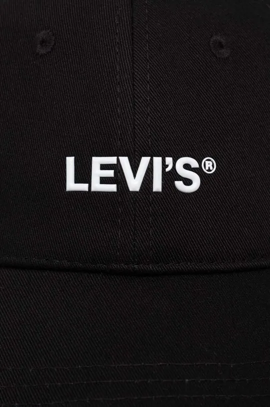 Levi's czapka z daszkiem bawełniana 100 % Bawełna