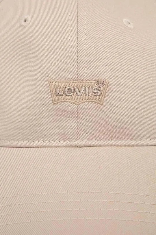 Levi's czapka z daszkiem beżowy