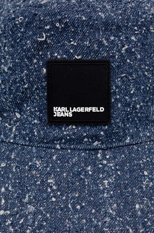 Βαμβακερό καπέλο Karl Lagerfeld Jeans μπλε