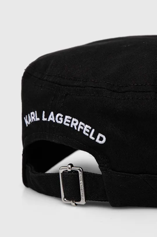 Karl Lagerfeld czapka z daszkiem bawełniana Materiał zasadniczy: 50 % Bawełna z recyklingu, 50 % Bawełna, Podszewka: 96 % Poliester, 4 % Bawełna