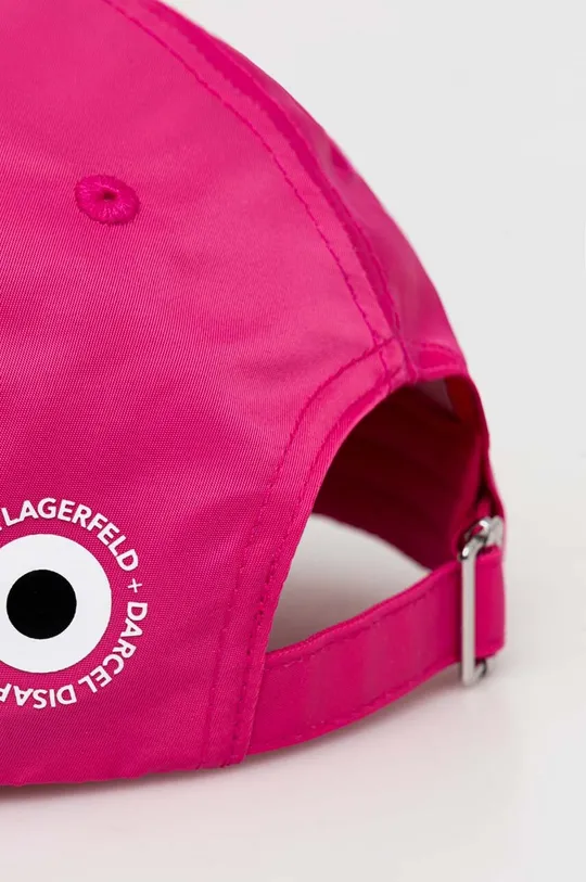 Karl Lagerfeld czapka z daszkiem Materiał zasadniczy: 100 % Poliamid z recyklingu, Podszewka: 96 % Poliester, 4 % Bawełna