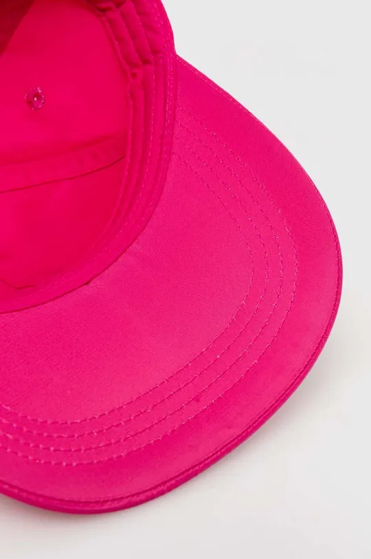 różowy Karl Lagerfeld czapka z daszkiem