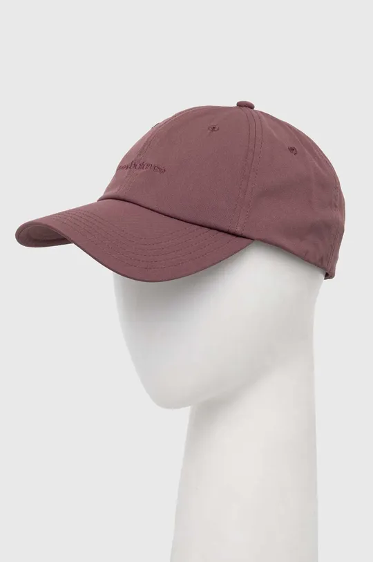fioletowy New Balance czapka z daszkiem LAH21100LIE Unisex