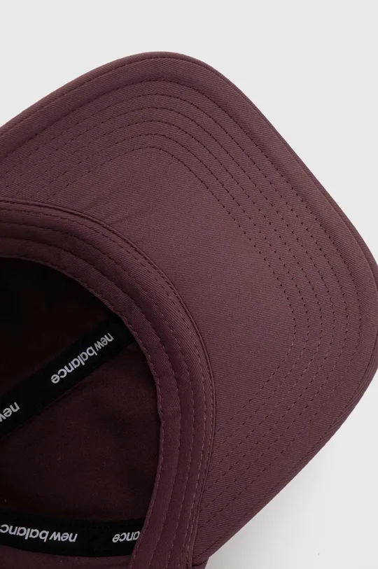 fioletowy New Balance czapka z daszkiem LAH21100LIE