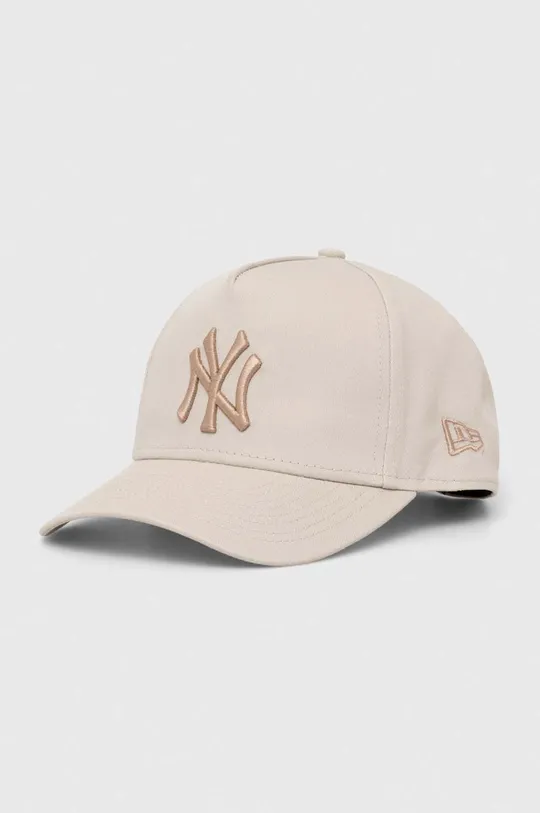 beige New Era berretto da baseball in cotone Unisex