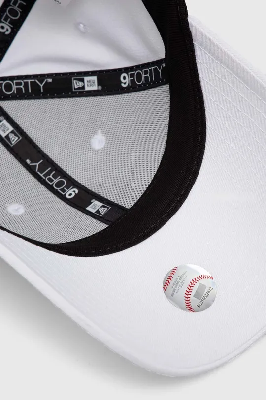 bianco New Era berretto da baseball in cotone