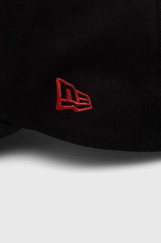 New Era cotton baseball cap Chicago Bulls black