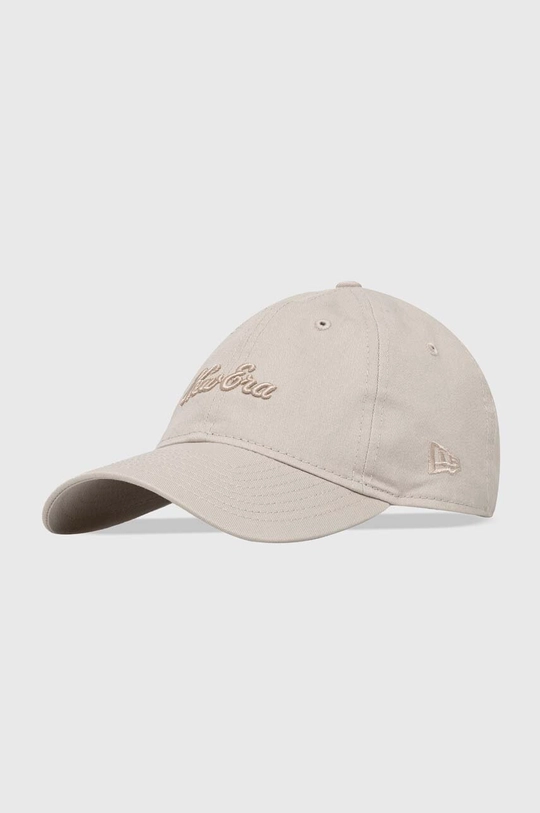 beige New Era berretto da baseball in cotone Unisex