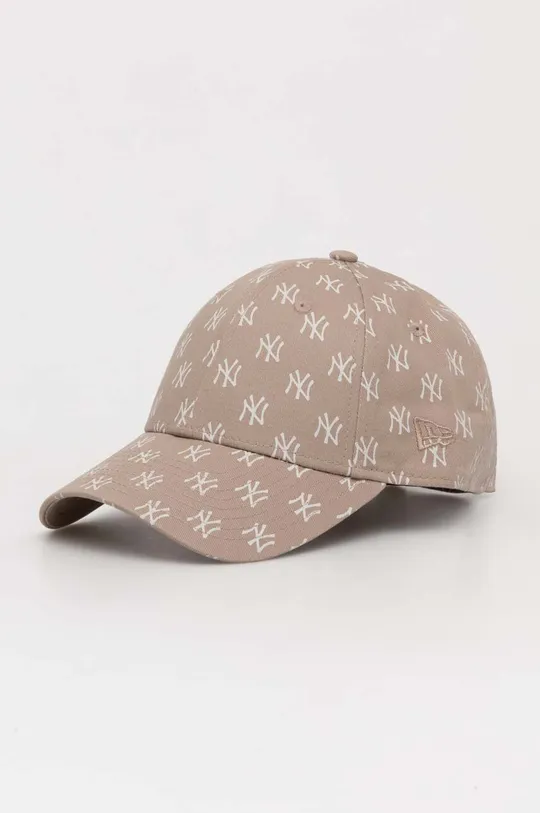 μπεζ Βαμβακερό καπέλο του μπέιζμπολ New Era Unisex