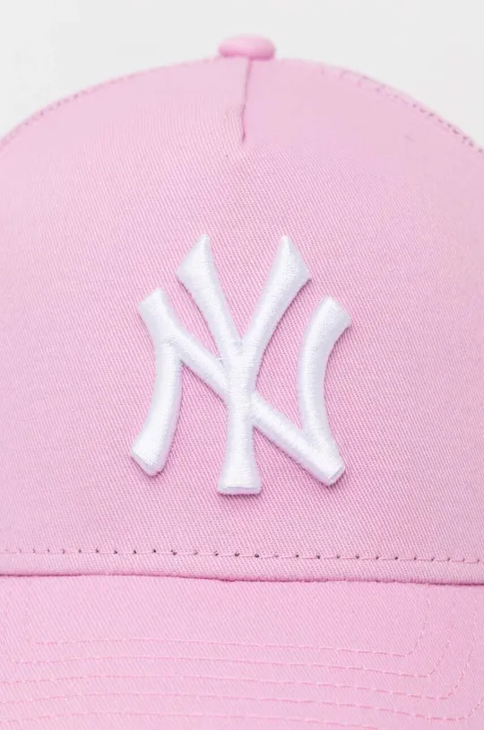 New Era czapka z daszkiem różowy