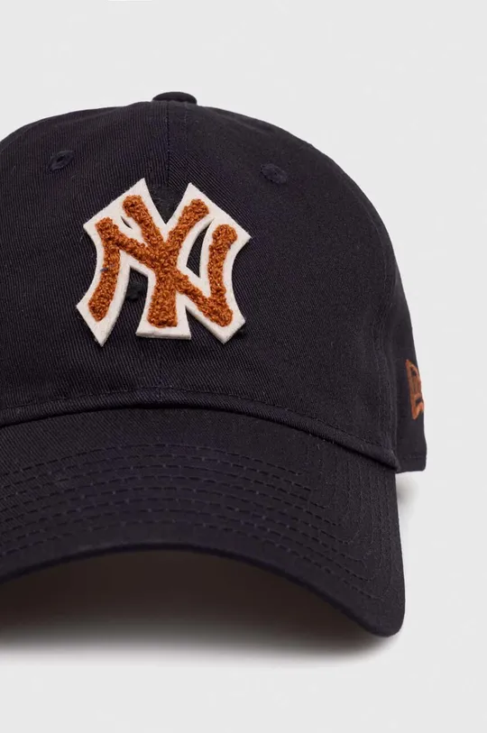 New Era șapcă de baseball din bumbac bleumarin