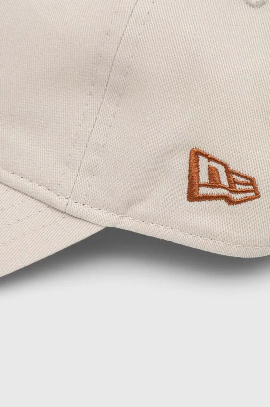 New Era șapcă de baseball din bumbac bej