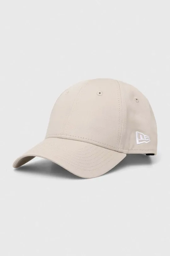 beżowy New Era czapka z daszkiem bawełniana Unisex