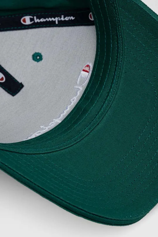 πράσινο Βαμβακερό καπέλο του μπέιζμπολ Champion 0