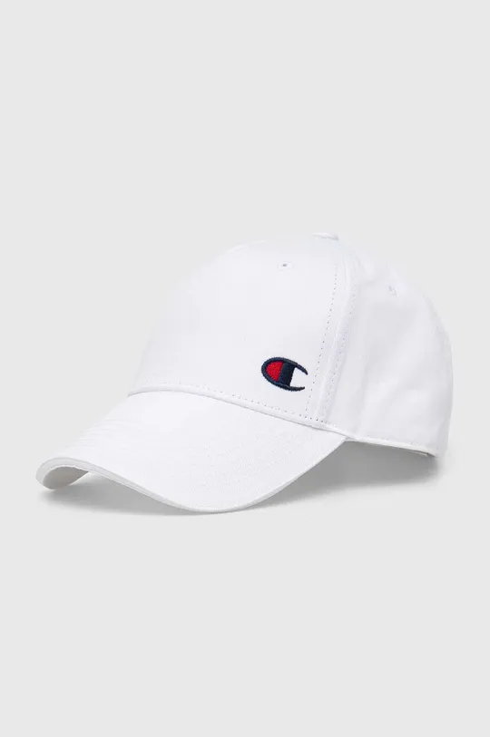 λευκό Βαμβακερό καπέλο του μπέιζμπολ Champion 0 Unisex