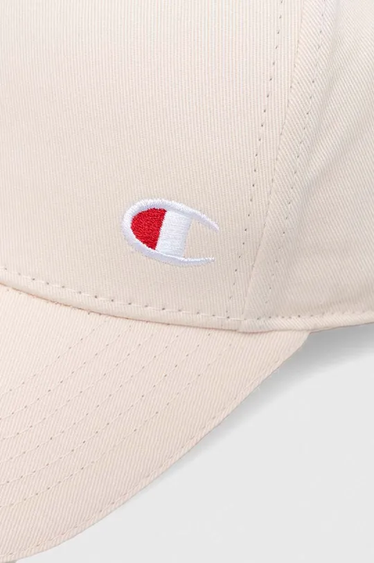 Βαμβακερό καπέλο του μπέιζμπολ Champion 0 μπεζ