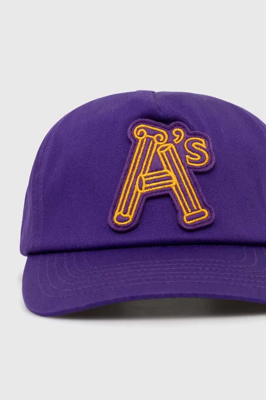 Bavlněná baseballová čepice Aries Column A Cap fialová