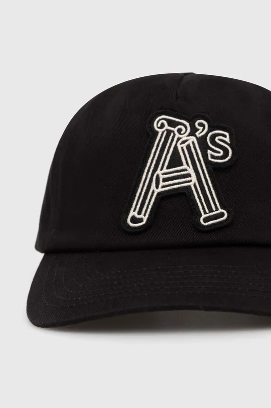 Aries berretto da baseball in cotone Column A Cap nero