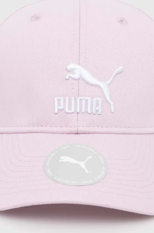 Puma czapka z daszkiem Archive Logo fioletowy