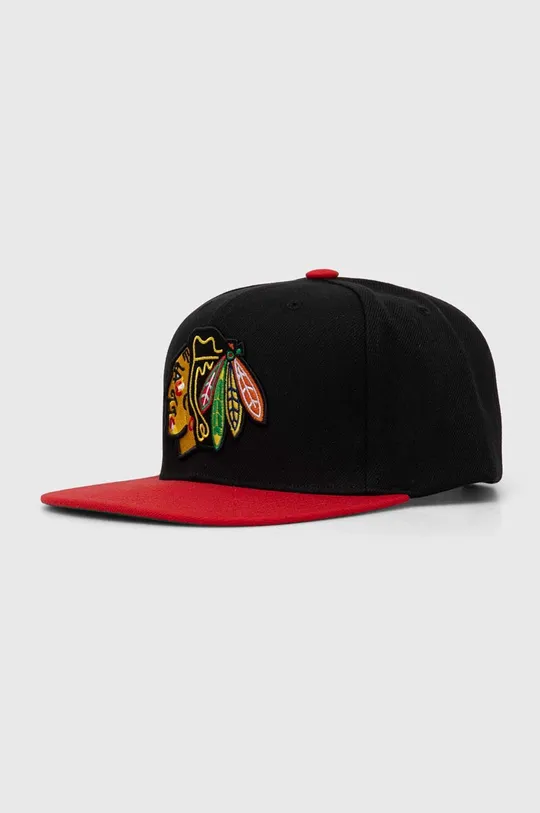 μαύρο Καπέλο Mitchell&Ness NHL CHICAGO BLACKHAWKS Unisex