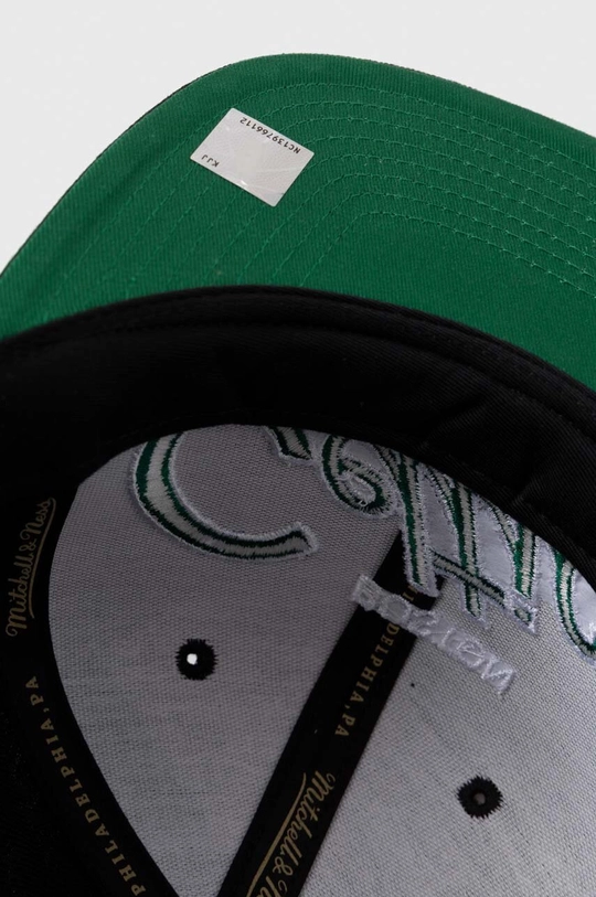 czarny Mitchell&Ness czapka z daszkiem z domieszką wełny NBA BOSTON CELTICS