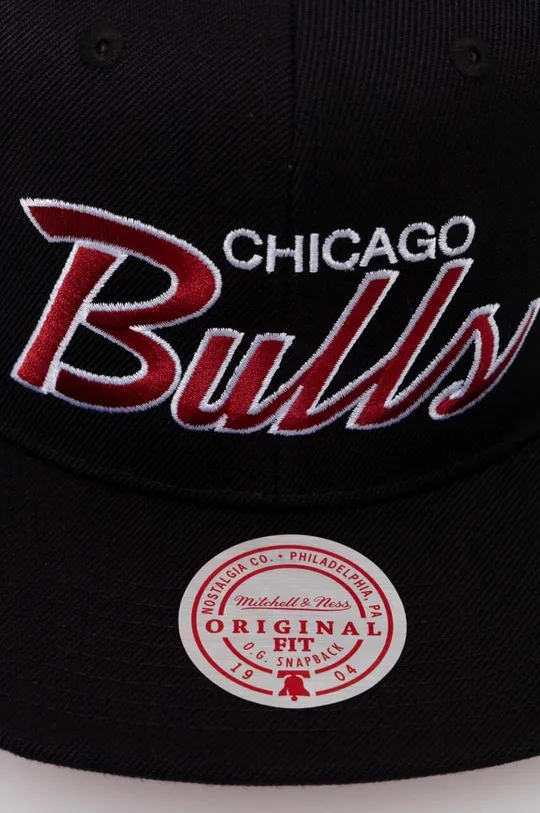 Mitchell&Ness czapka z daszkiem z domieszką wełny NBA CHICAGO BULLS czarny