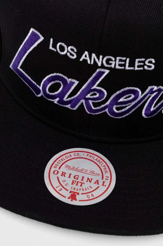 Кепка из смесовой шерсти Mitchell&Ness NBA LOS ANGELES LAKERS чёрный