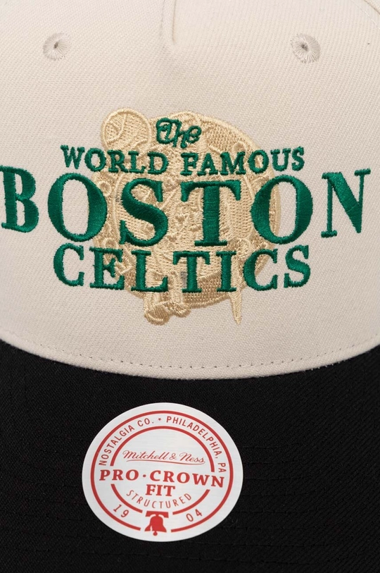 Mitchell&Ness czapka z daszkiem NBA BOSTON CELTICS beżowy