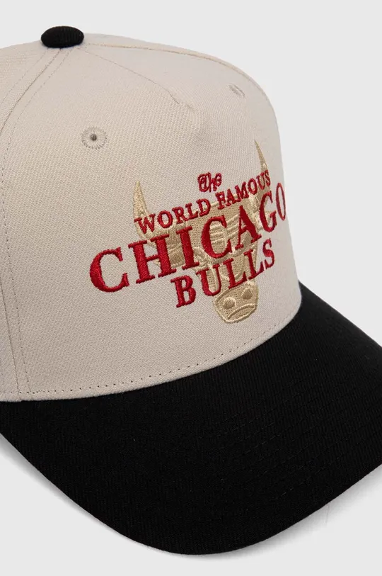 Mitchell&Ness berretto da baseball NBA CHICAGO BULLS beige