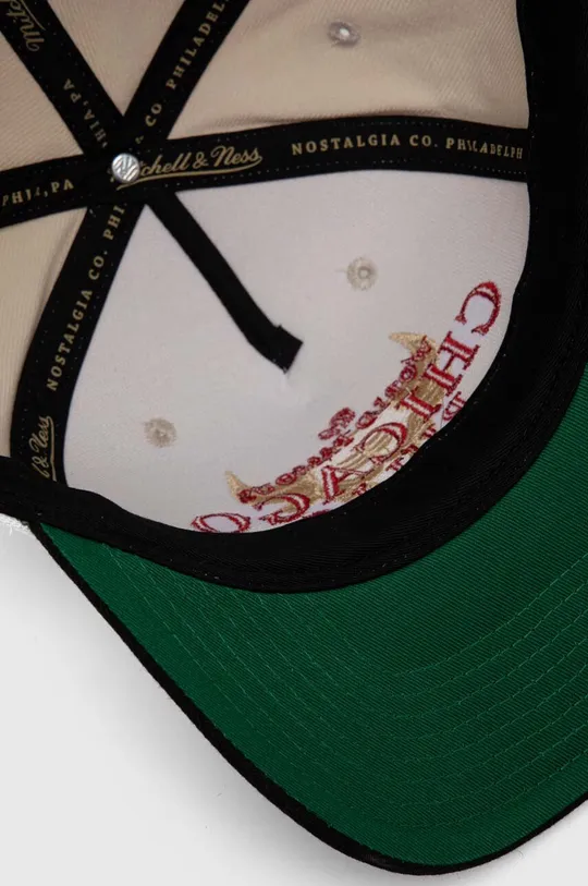 beżowy Mitchell&Ness czapka z daszkiem NBA CHICAGO BULLS