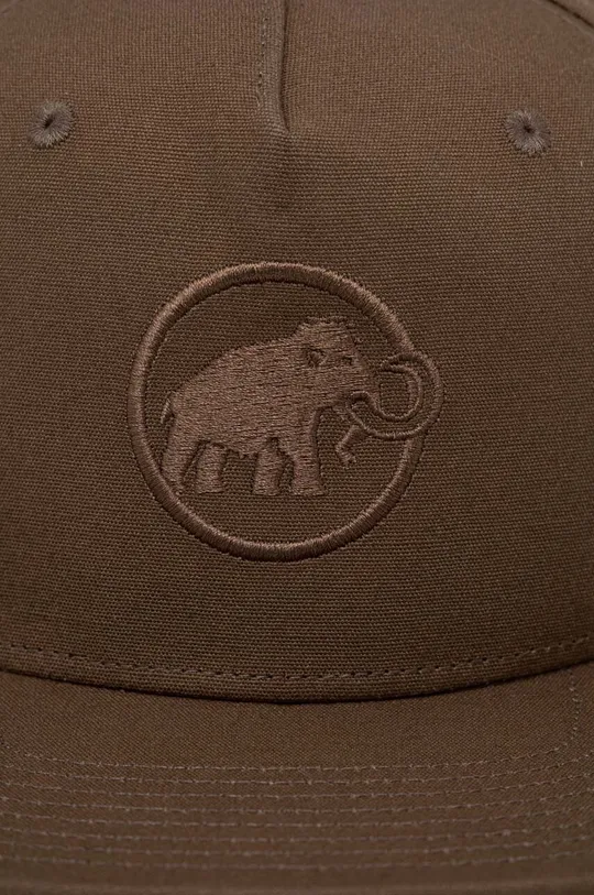 Pamučna kapa sa šiltom Mammut smeđa