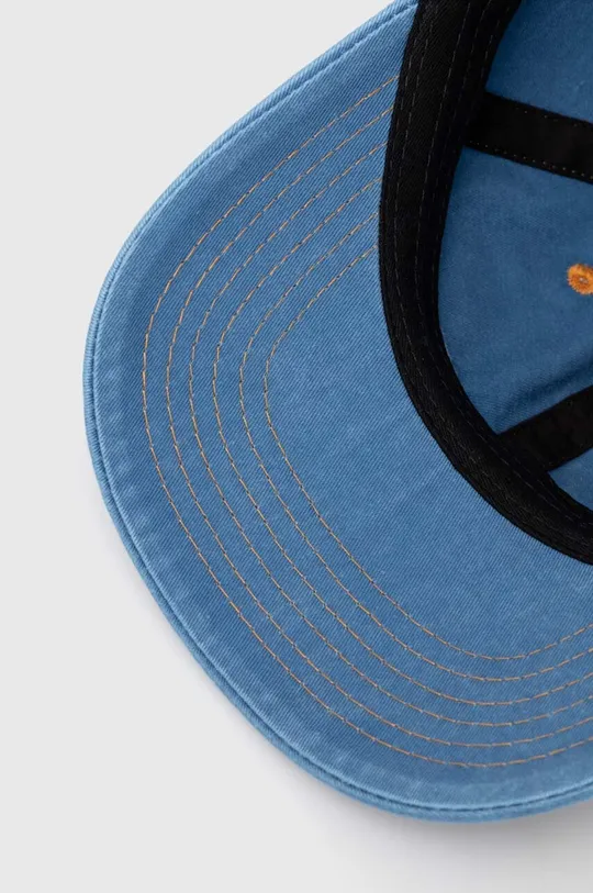 niebieski Butter Goods czapka z daszkiem bawełniana Rounded Logo 6 Panel Cap