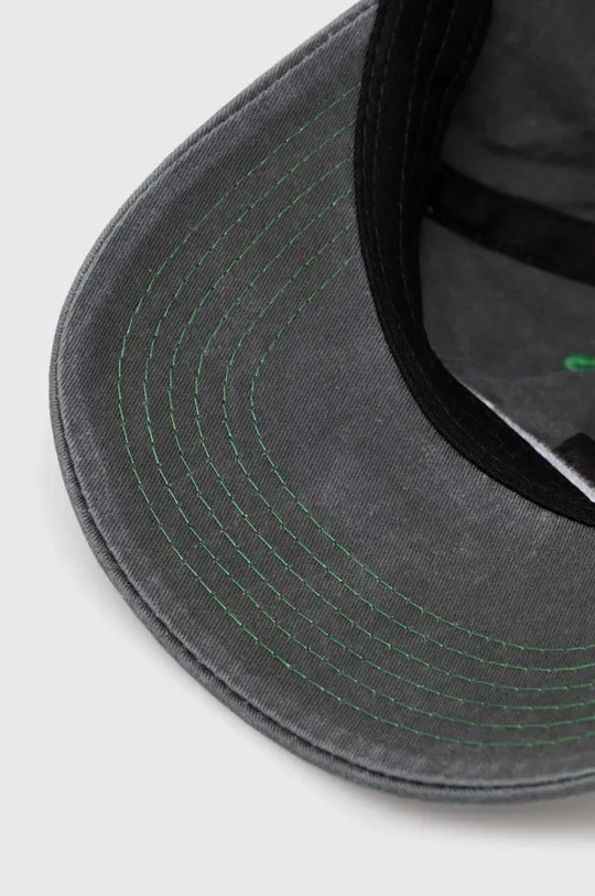 πράσινο Βαμβακερό καπέλο του μπέιζμπολ Butter Goods Rounded Logo 6 Panel Cap