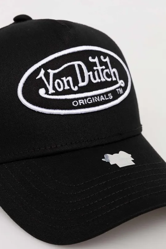 Von Dutch czapka z daszkiem czarny