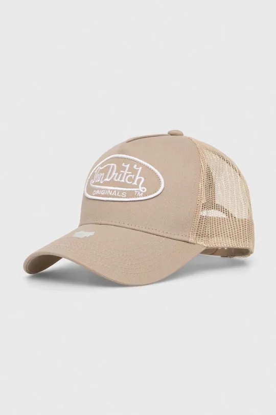 beżowy Von Dutch czapka z daszkiem Unisex