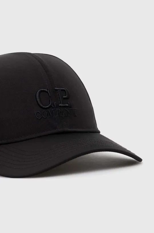 Kapa sa šiltom C.P. Company Chrome-R Logo Cap crna