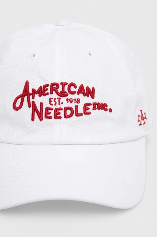 Βαμβακερό καπέλο του μπέιζμπολ American Needle Ballpark λευκό
