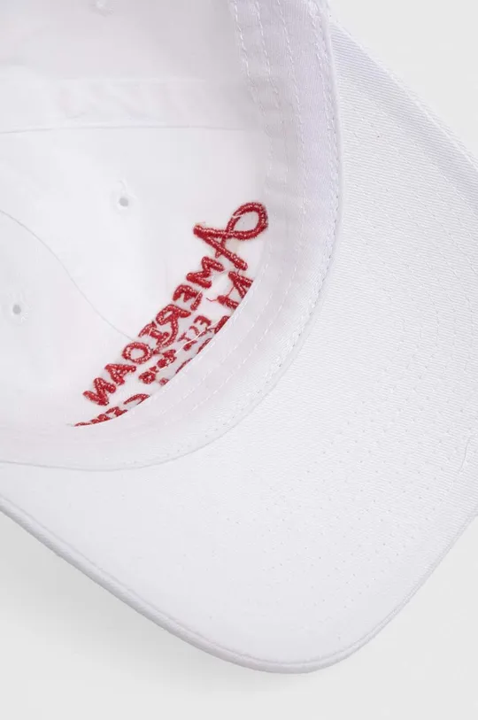 biały American Needle czapka z daszkiem bawełniana Ballpark