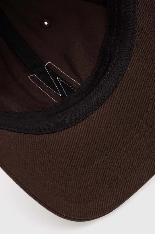 brązowy Norse Projects czapka z daszkiem bawełniana Felt N Twill Sports Cap