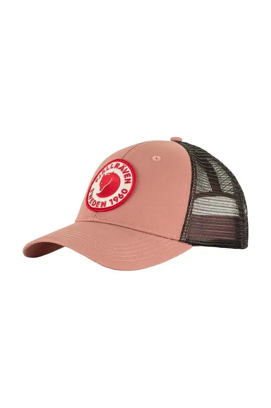 pink Fjallraven baseball cap 1960 Logo Langtradarkeps Unisex