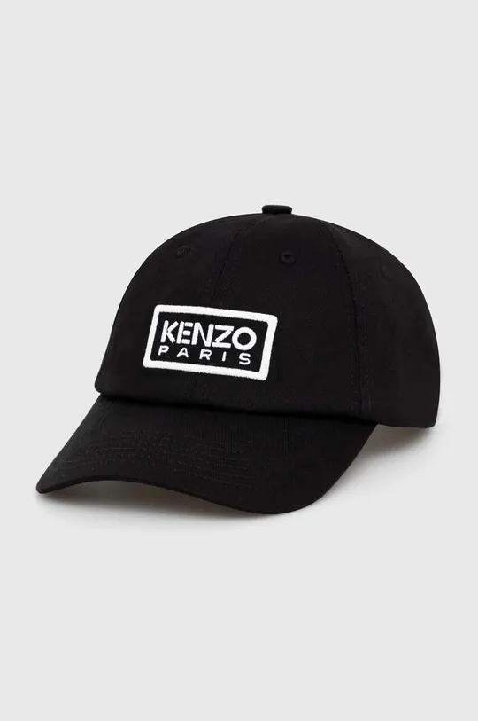 black Kenzo cotton baseball cap Unisex