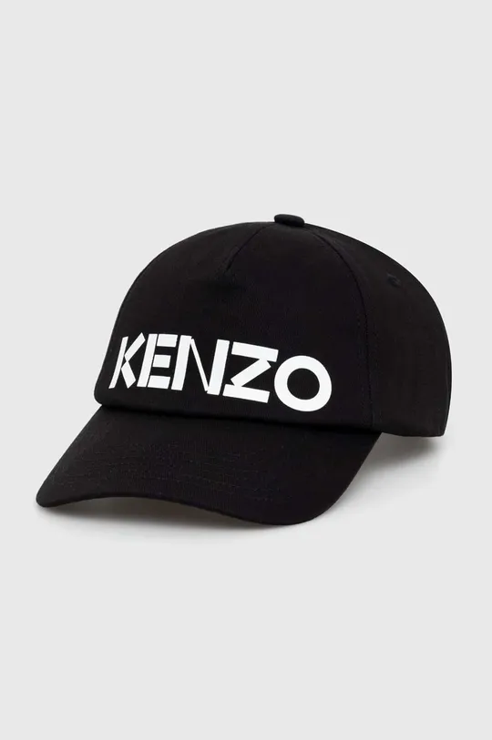 černá Bavlněná baseballová čepice Kenzo Unisex
