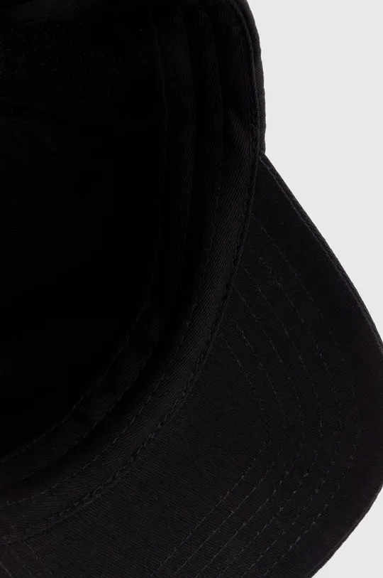 czarny Kenzo czapka z daszkiem bawełniana