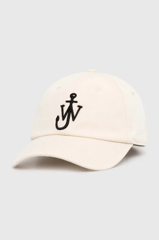 beżowy JW Anderson czapka z daszkiem bawełniana Baseball Cap Unisex