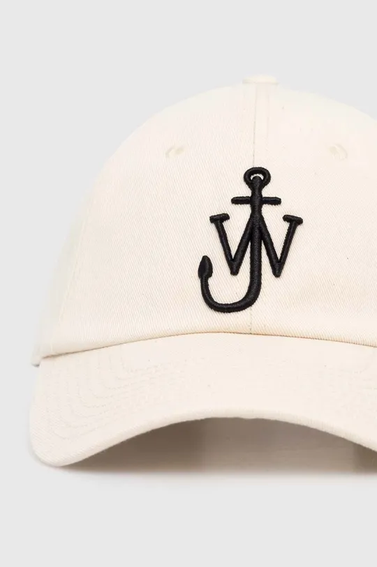Βαμβακερό καπέλο του μπέιζμπολ JW Anderson Baseball Cap μπεζ