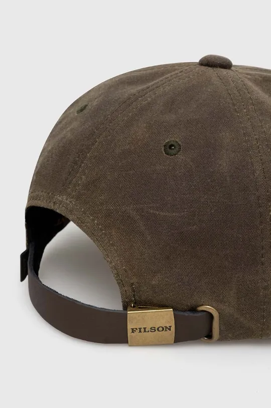 Памучна шапка с козирка Filson Oil Tin Low Profile Logge 100% памук