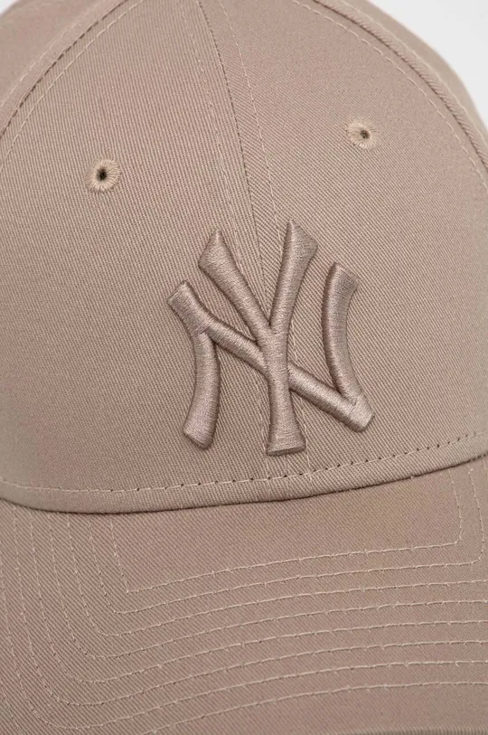 Хлопковая кепка New Era 9FORTY NEW YORK YANKEES бежевый
