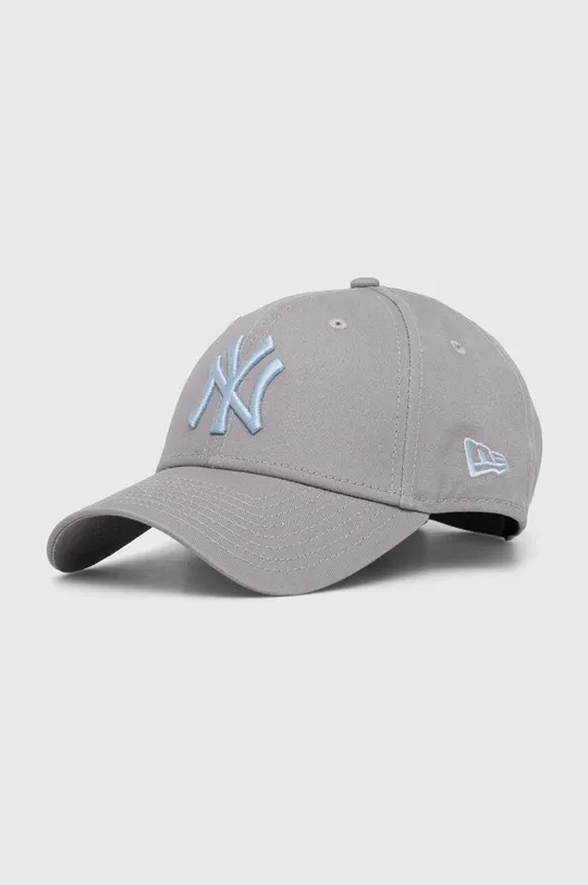 szary New Era czapka z daszkiem bawełniana 9FORTY NEW YORK YANKEES Unisex