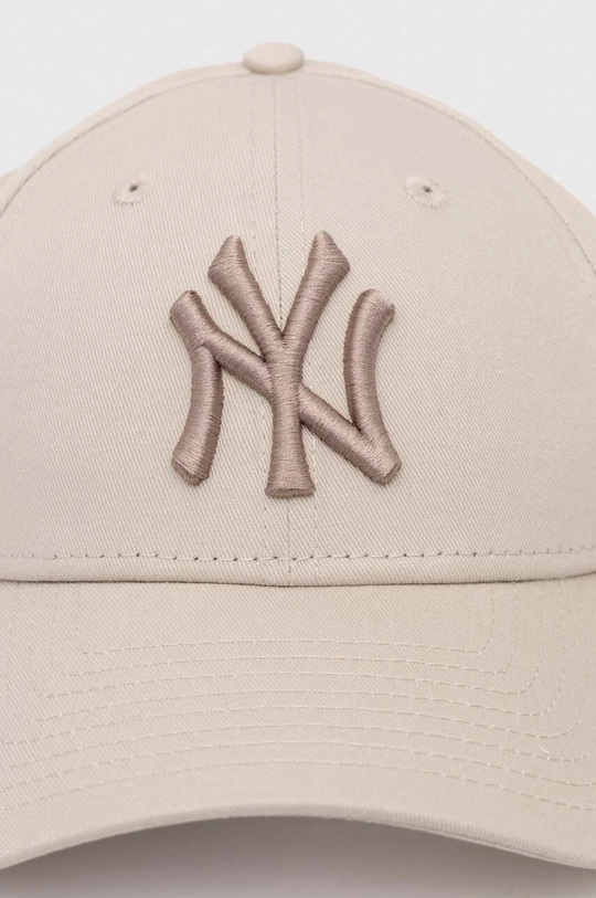 Βαμβακερό καπέλο του μπέιζμπολ New Era 9FORTY NEW YORK YANKEES 60503377 μπεζ SS24