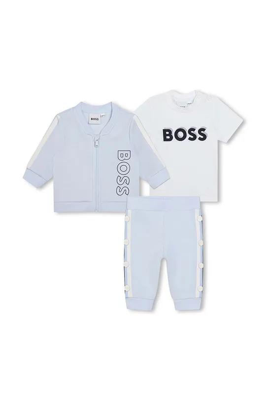niebieski BOSS dres niemowlęcy Chłopięcy